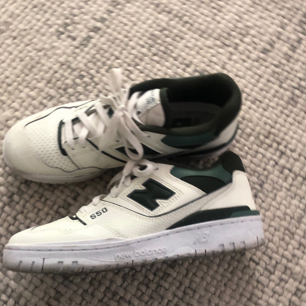 New Balance 550 cream/green Sneakers - Picture 4 of 6